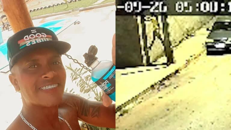 Vídeo mostra Quintino Júnior tentando pular muro da casa da ex antes de ser morto com tiro na cabeça em João Pinheiro