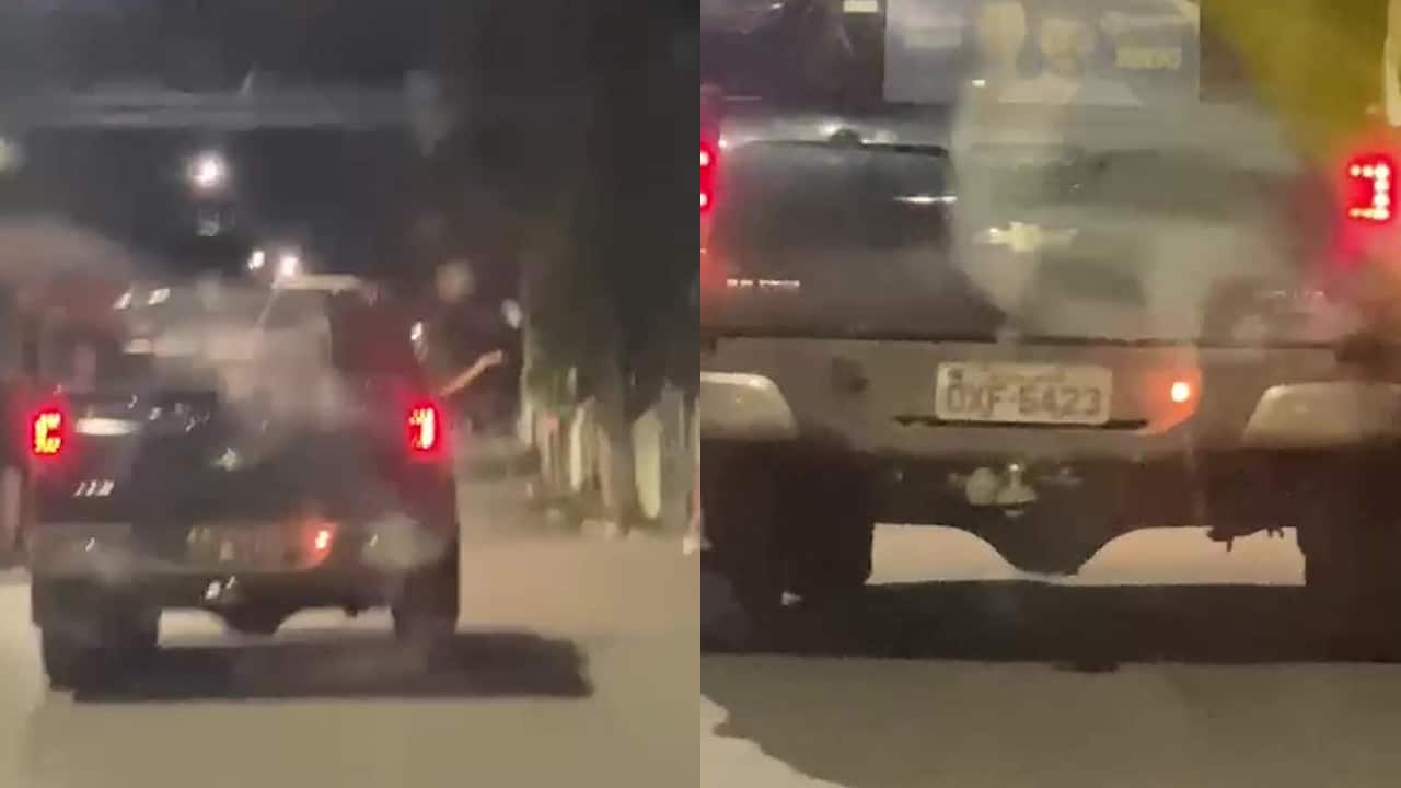 Vergonha! Caminhonete do ex-prefeito Edinho é flagrada derramando santinhos de Bosco e Zé Vitor em João Pinheiro