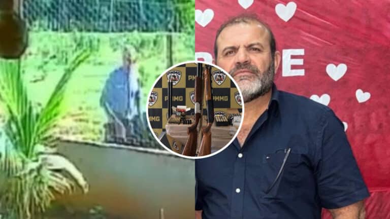 Briga de vizinhos acaba em morte! Homem de 52 anos leva cinco tiros após pular muro de chácara em Varjão de Minas