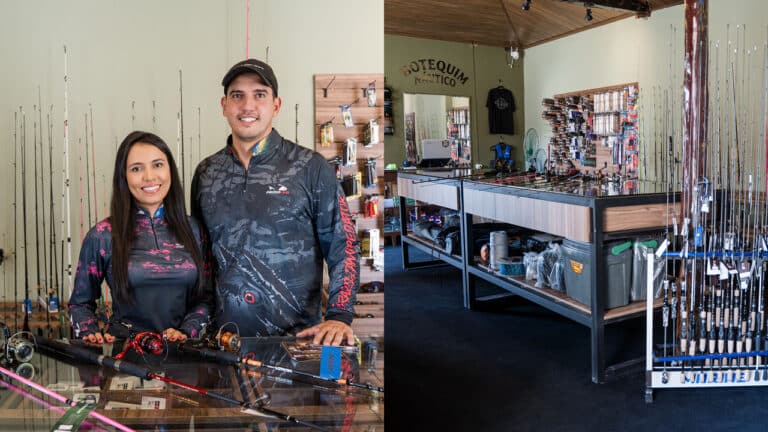 Paixão que virou negócio! Casal de pescadores abre loja em João Pinheiro com equipamentos pelo mesmo preço da internet