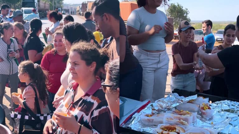 Fé que alimenta! No dia da Padroeira, devotos distribuem água, lanche e doces às crianças e romeiros em João Pinheiro