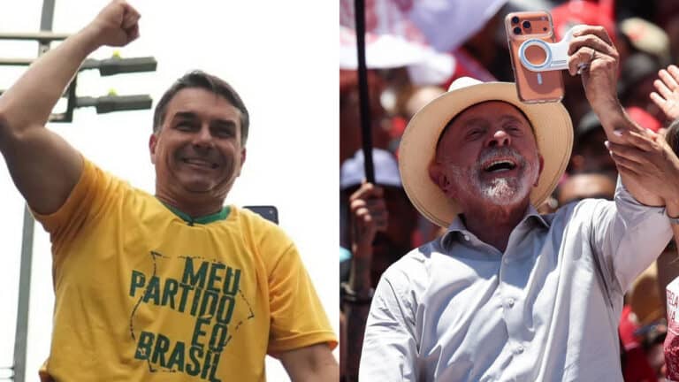 A uma semana da eleição, pesquisa aponta Flávio com 51,2% e Lula 48,8% dos votos válidos