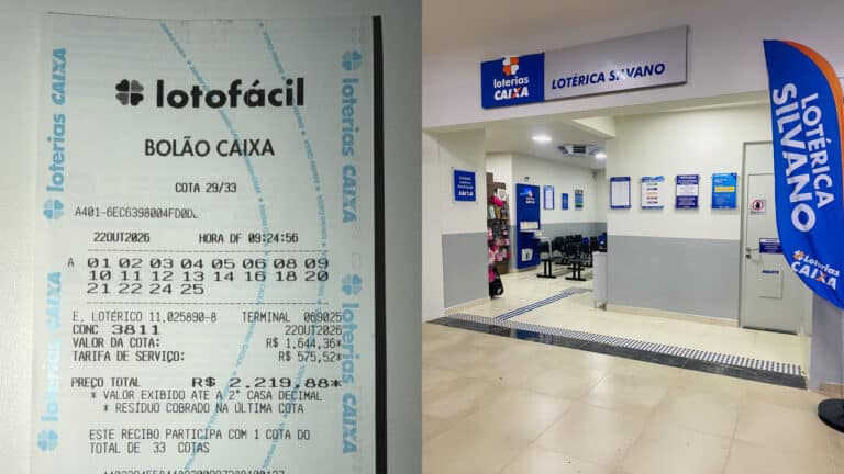 Uma chance em 211 de ficar milionário! Bolão de 20 dezenas da Lotérica Silvano mira prêmio da Lotofácil